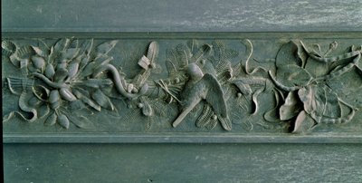 Cadre sculpté, détail de la porte nord. Bas-relief en bronze - Lorenzo Ghiberti