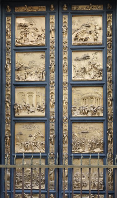 Les Portes du Paradis dans le Baptistère de Florence (Copie) - Lorenzo Ghiberti