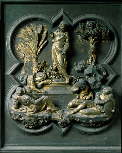 La Résurrection du Christ, dix-neuvième panneau des Portes Nord du Baptistère de San Giovanni - Lorenzo Ghiberti