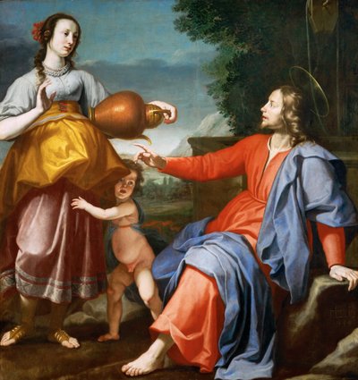 Jésus-Christ et la Samaritaine - Lorenzo Lippi