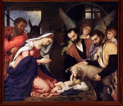 Adoration des bergers - Lorenzo Lotto