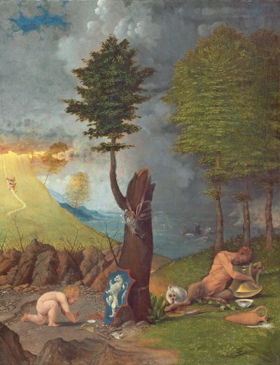 Allégorie de la vertu et du vice - Lorenzo Lotto