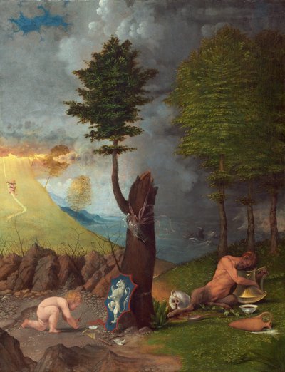Allégorie de la vertu et du vice, 1505 - Lorenzo Lotto