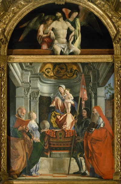Madone et Saints par Lorenzo Lotto - Lorenzo Lotto