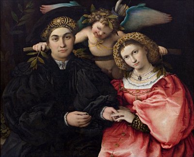 Portrait de Marsilio Cassotti et de sa fiancée Faustina - Lorenzo Lotto