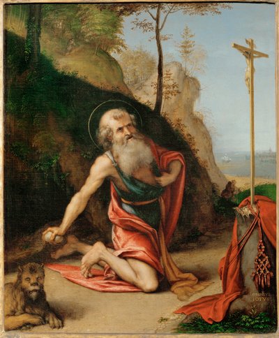 Saint Jérôme pénitent (peinture) - Lorenzo Lotto