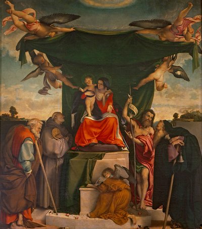 Retable de San Bernardino - Lorenzo Lotto