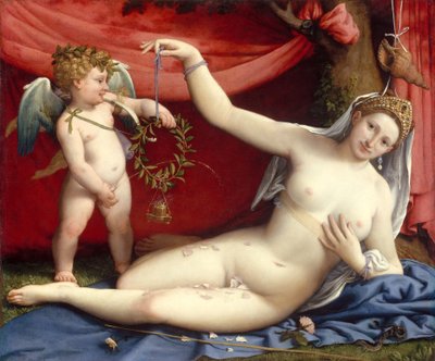 Vénus et Cupidon, vers 1525 - Lorenzo Lotto