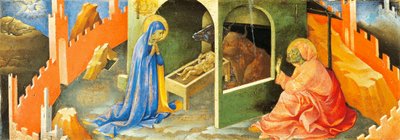 Nativité de Jésus, section de la prédelle, par Lorenzo Monaco - Lorenzo Monaco