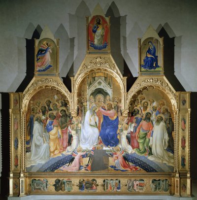 Le couronnement de la Vierge - Lorenzo Monaco