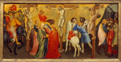 La crucifixion (panneau central de la prédelle du retable destiné à la chapelle Nobili de l