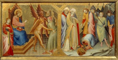 La rencontre entre Saint Jacques le Majeur et Hermogene son martyr - Lorenzo Monaco