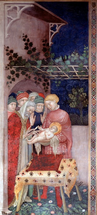 Circoncision de Saint Jean-Baptiste - Lorenzo Salimbeni