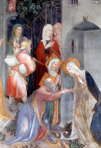 Adieux de la Vierge à Zacharie et Élisabeth (détail) - Lorenzo Salimbeni