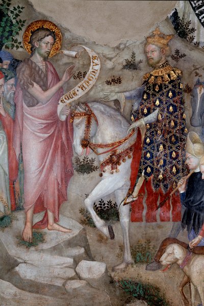 Prédication de Saint Jean-Baptiste (détail) - Lorenzo Salimbeni
