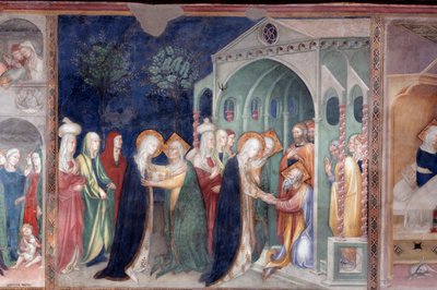 La visitation de Marie à sainte Élisabeth et saint Zacharie - Lorenzo Salimbeni