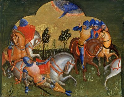 La conversion de Paul, panneau de prédelle, vers 1370 - Lorenzo Veneziano