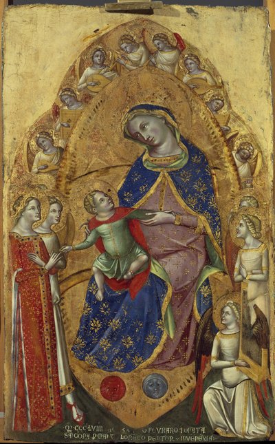 Le mariage mystique de Sainte Catherine - Lorenzo Veneziano