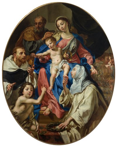 Notre-Dame du Rosaire et les Saints - Lorenzo de