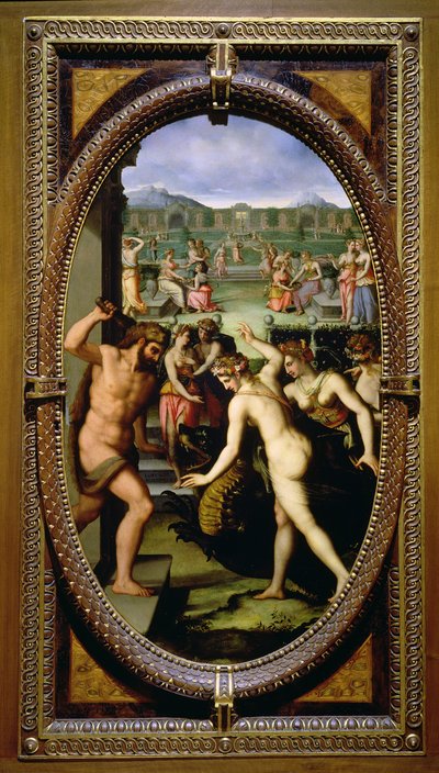 Hercule tuant le dragon des Hespérides, 1572 - Lorenzo dello Sciorina