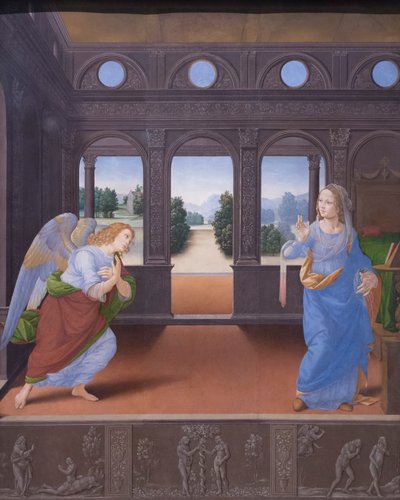 Annonciation - Lorenzo di Credi