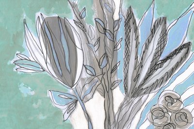 Esquisse florale abstraite - Lori Ann Folz