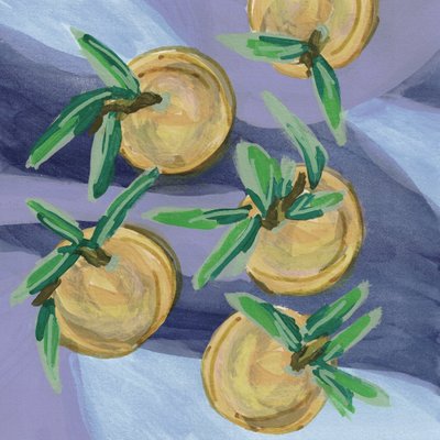 Clémentines jaune pastel - Lori Ann Folz