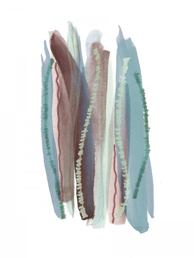 Traits abstraits aux tons terreux - Lori Ann Folz