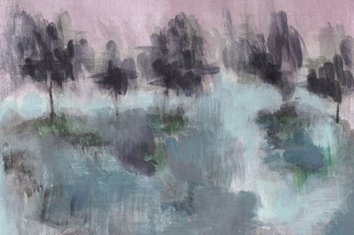 Abstraction de la forêt brumeuse - Lori Ann Folz