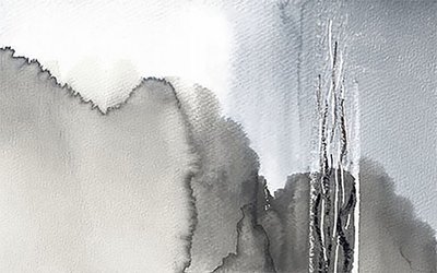 Forêt monochrome brumeuse - Lori Ann Folz