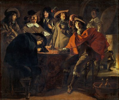 La tabagie, dit aussi le corps de garde - 1643 Une compagnie de fumeurs, dit aussi le corps de garde ... - Louis (attr. to) Le Nain