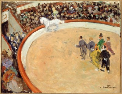 French: Le cirque Médrano, boulevard Rochechouard - Louis Abel Truchet