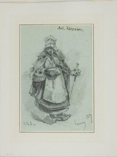 Paysanne - Louis Adolphe Hervier