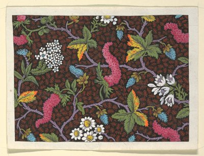 Design floral pour textiles imprimés - Louis Albert DuBois