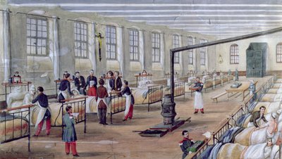 Hôpital militaire du Val-de-Grâce à Paris, 1854 - Louis Amable Crapelet