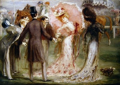 La pesée aux courses - Louis Anquetin