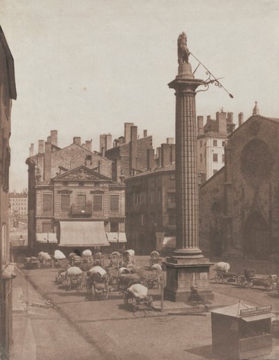 Place des Cordeliers sans Titre, vers 1852-1853 - Louis Antoine Froissart