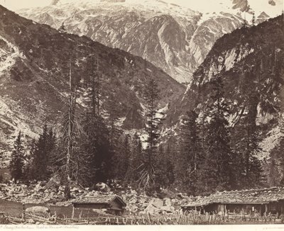 Chalet de Handeck, vallée de Hasli, canton de Berne, Suisse - Louis Auguste Bisson and Auguste Rosalie Bisson