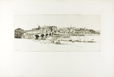 Angers : Vue panoramique - Louis Auguste Lepère
