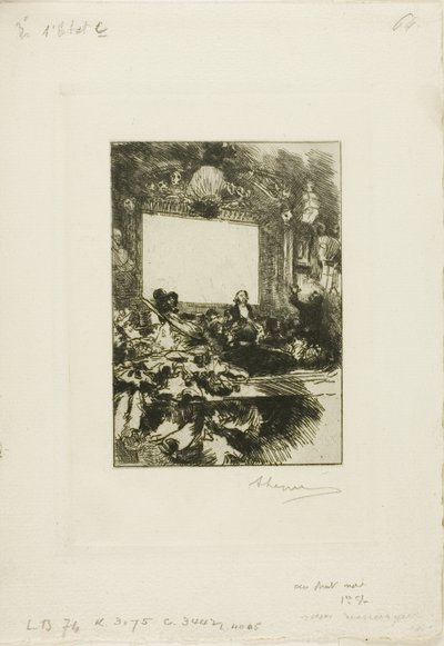 Au Chat Noir - Louis Auguste Lepère