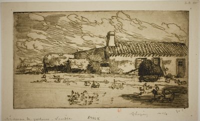 Maison du pêcheur, St. Jean-de-Mont - Louis Auguste Lepère