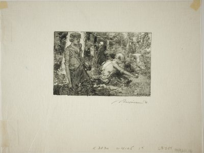 Cueillette du muguet - Louis Auguste Lepère