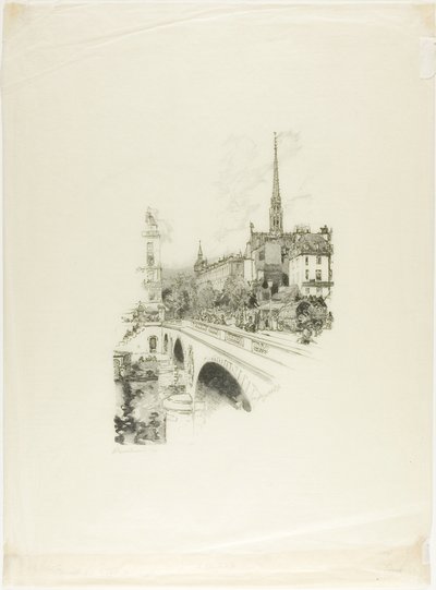 Le Pont Saint-Michel - Louis Auguste Lepère