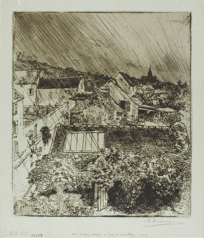 My Studio at Jouy-le-Moutier - Louis Auguste Lepère