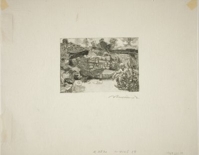 La cabane du carrier - Louis Auguste Lepère