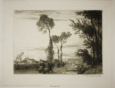 Retour du marché - Louis Auguste Lepère