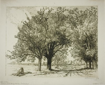 La route vers la briqueterie - Louis Auguste Lepère