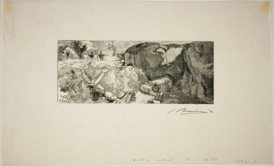 Carrière de grès - Louis Auguste Lepère