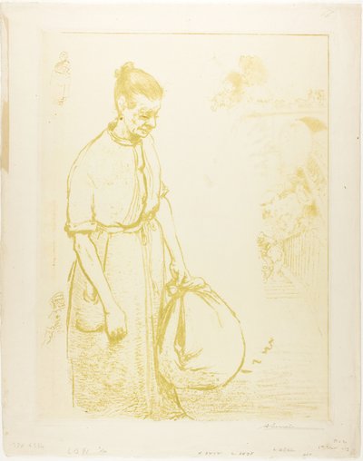 Les blanchisseuses - Louis Auguste Lepère