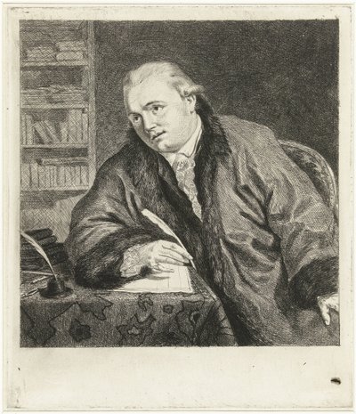 Portrait du compositeur et graveur Johan Antoni Kauclitz Colizzi - Louis Bernard Coclers